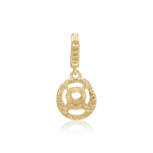 Load image into Gallery viewer, ITI NYC Round Four Prong Halo Pendant in 14K Gold (4.00 mm - 12.00 mm)