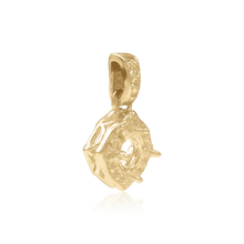 Load image into Gallery viewer, ITI NYC Round Decorative Four Prong Pendant in 14K Gold (5.20 mm - 12.00 mm)