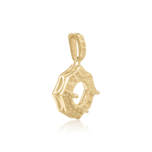 Load image into Gallery viewer, ITI NYC Round Decorative Four Prong Pendant in 14K Gold (5.20 mm - 12.00 mm)