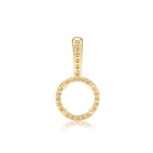 Load image into Gallery viewer, ITI NYC Round Four Prong Halo Pendant in 14K Gold (4.50 mm - 8.00 mm)