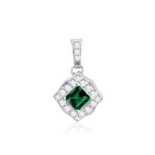 Load image into Gallery viewer, ITI NYC Square Cluster Pendant in Sterling Silver (4.0 mm - 10.0 mm)