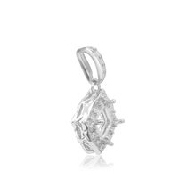 Load image into Gallery viewer, ITI NYC Square Cluster Pendant in Sterling Silver (4.0 mm - 10.0 mm)