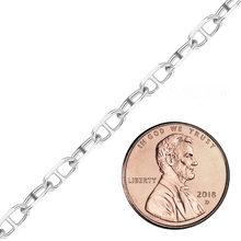 Load image into Gallery viewer, Bulk / Spooled Anchor Chain in Sterling Silver (3.00 mm - 3.60 mm)