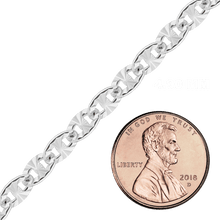Load image into Gallery viewer, Bulk / Spooled Mariner Cable Chain in Sterling Silver (2.60 mm - 6.10 mm)