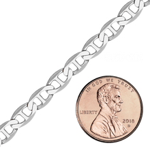 Load image into Gallery viewer, Bulk / Spooled Mariner Curb Chain in Sterling Silver (2.30 mm - 7.80 mm)