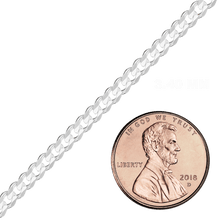 Load image into Gallery viewer, Bulk / Spooled Classic Curb Chain in Sterling Silver (1.00 mm - 11.00 mm)