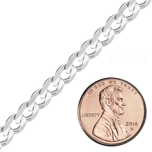 Load image into Gallery viewer, Bulk / Spooled Classic Curb Chain in Sterling Silver (1.00 mm - 11.00 mm)