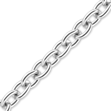 Load image into Gallery viewer, Bulk / Spooled Medium Round Cable Chain in 14K White Gold (1.05 mm - 3.25 mm)