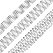 Load image into Gallery viewer, Bulk / Spooled Multi-Row Bead Chain in Sterling Silver (6.00 mm - 9.00 mm)