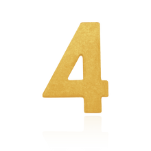 Load image into Gallery viewer, ITI NYC Number Pendants (9.5mm) (Semi-Polished)