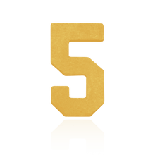 Load image into Gallery viewer, ITI NYC Number Pendants (9.5mm) (Semi-Polished)