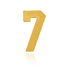 Load image into Gallery viewer, ITI NYC Number Pendants (9.5mm) (Semi-Polished)