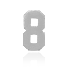 Load image into Gallery viewer, ITI NYC Number Pendants (9.5mm) (Semi-Polished)