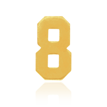 Load image into Gallery viewer, ITI NYC Number Pendants (9.5mm) (Semi-Polished)