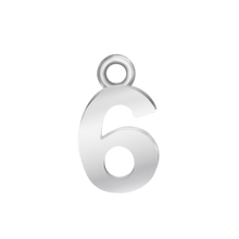 Load image into Gallery viewer, ITI NYC Classic Style Number Pendants (12.5mm) (100% Polished )