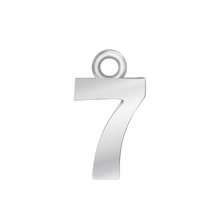 Load image into Gallery viewer, ITI NYC Classic Style Number Pendants in 14K Gold (12.5mm) (100% Polished )