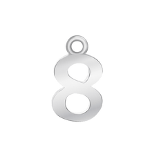 Load image into Gallery viewer, ITI NYC Classic Style Number Pendants (12.5mm) (100% Polished )