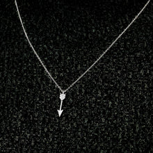 Load image into Gallery viewer, Arrow Necklace in Sterling Silver (21 x 5 mm)