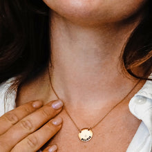 Load image into Gallery viewer, Believe Necklace in Sterling Silver (16 x 16 mm)