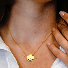 Load image into Gallery viewer, Believe Necklace in Sterling Silver (16 x 16 mm)