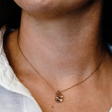 Load image into Gallery viewer, Clover & Star Necklace in Sterling Silver (15 x 12 mm)