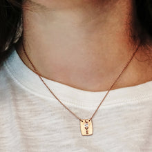 Load image into Gallery viewer, Love Necklace in Sterling Silver (11 x 14 mm)