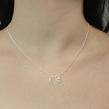 Load image into Gallery viewer, Elephant Necklace in Sterling Silver (15 x 19 mm)