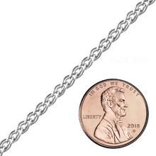 Load image into Gallery viewer, Bulk / Spooled Nonna Chain in Sterling Silver (2.30 mm - 6.30 mm)