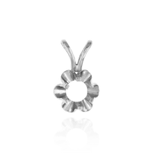 Load image into Gallery viewer, ITI NYC Round Six Prong Buttercup Pendants in 14K Gold (1.75 mm - 6.50 mm)