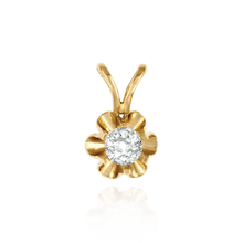 Load image into Gallery viewer, ITI NYC Round Six Prong Buttercup Pendants in 14K Gold (1.75 mm - 6.50 mm)