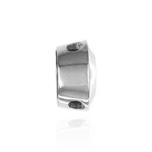 Load image into Gallery viewer, ITI NYC Round Bezel Doughnut Sliders in Sterling Silver (2.50 mm - 8.00 mm)