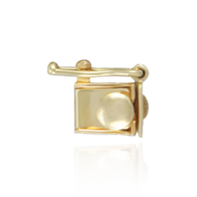 Load image into Gallery viewer, ITI NYC Open Top Box Clasps with Push Button (5.25 mm - 12 mm)