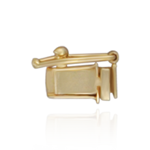 Load image into Gallery viewer, ITI NYC Hidden Box Clasps with Push Bar Release (3.25 mm - 10 mm)