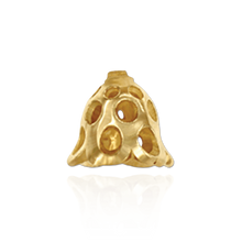 Load image into Gallery viewer, ITI NYC Cap Ends in 14K and 18K Gold (6.5 mm Cup)