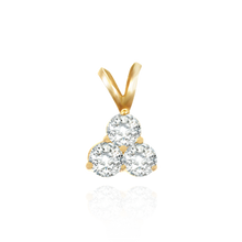 Load image into Gallery viewer, ITI NYC 3 Stone Cluster Pendants (3 x 2.00 mm - 3 x 4.25 mm)