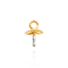 Load image into Gallery viewer, ITI NYC Pearl Cap Dangle Drops (4.00 mm - 5.00 mm Cup)