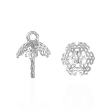 Load image into Gallery viewer, ITI NYC Pearl Cap Dangle Drops with Filigree and Peg (6.00 mm - 8.50 mm Cup)