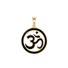 Load image into Gallery viewer, ITI NYC Hindu Om Pendant in 14K Gold