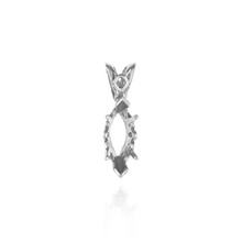 Load image into Gallery viewer, ITI NYC Marquise Shape V-end and Four Prong Filigree Pendants in 14K Gold (5.00 x 3.00 mm - 20.00 x 10.00 mm)