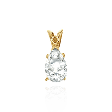 Load image into Gallery viewer, 14K Gold ITI NYC Pear Shape V-end Filigree Pendants in 14K Gold (5.00 x 3.00 mm - 20.00 x 12.00 mm)