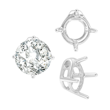 Load image into Gallery viewer, ITI NYC Four Prong Round Slider in 14K Gold (5.50 mm - 10.00 mm)