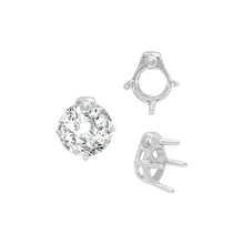 Load image into Gallery viewer, ITI NYC Four Prong Round Slider in Sterling Silver (5.50 mm - 10.00 mm)