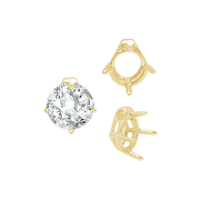 Load image into Gallery viewer, ITI NYC Four Prong Round Slider in 14K Gold (5.50 mm - 10.00 mm)