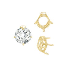 Load image into Gallery viewer, ITI NYC Four Prong Round Slider in 14K Gold (5.50 mm - 10.00 mm)