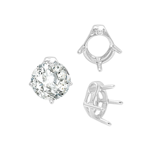 Load image into Gallery viewer, ITI NYC Four Prong Round Slider in Sterling Silver (5.50 mm - 10.00 mm)