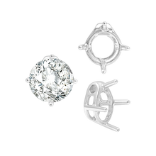 Load image into Gallery viewer, ITI NYC Four Prong Round Slider in Sterling Silver (5.50 mm - 10.00 mm)