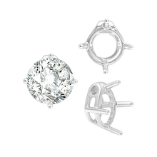 Load image into Gallery viewer, ITI NYC Four Prong Round Slider in 14K Gold (5.50 mm - 10.00 mm)