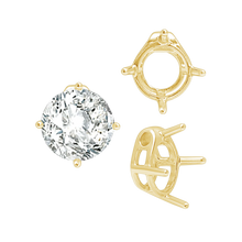 Load image into Gallery viewer, ITI NYC Four Prong Round Slider in 14K Gold (5.50 mm - 10.00 mm)