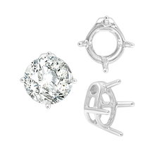 Load image into Gallery viewer, ITI NYC Four Prong Round Slider in Sterling Silver (5.50 mm - 10.00 mm)