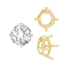 Load image into Gallery viewer, ITI NYC Four Prong Round Slider in 14K Gold (5.50 mm - 10.00 mm)